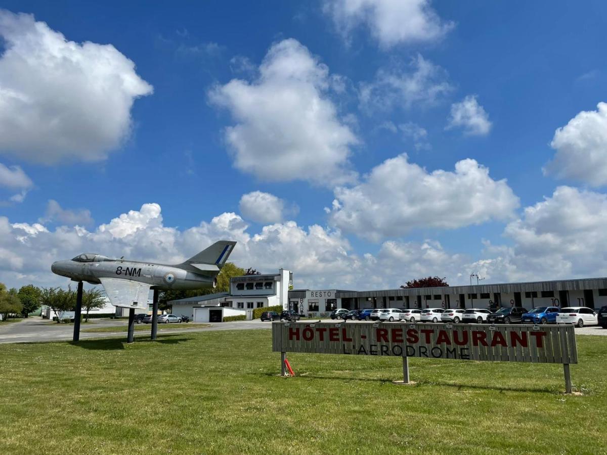 Logis Hotel & Restaurant De L'Aerodrome De La Baie De Somme Buigny-Saint-Maclou Exteriör bild